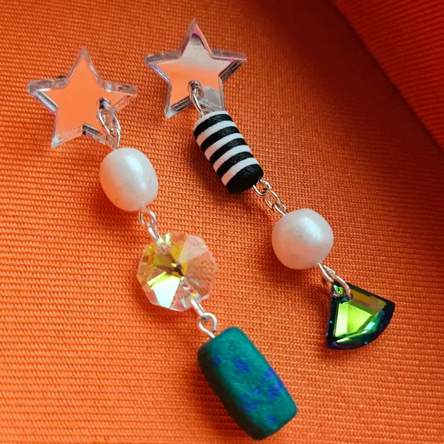 Star Spangled Dangles! The Abstract Earrings