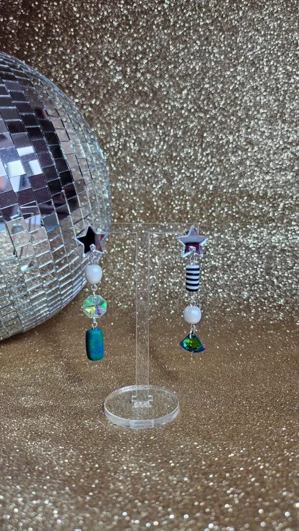 Star Spangled Dangles! The Abstract Earrings - Image 2