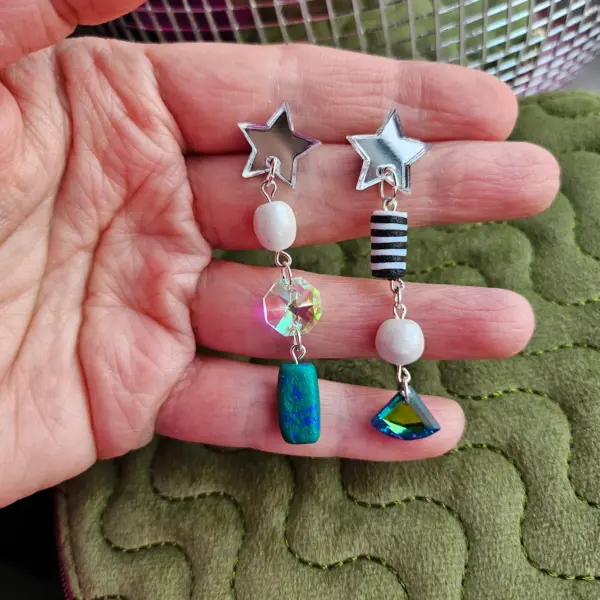 Star Spangled Dangles! The Abstract Earrings - Image 3